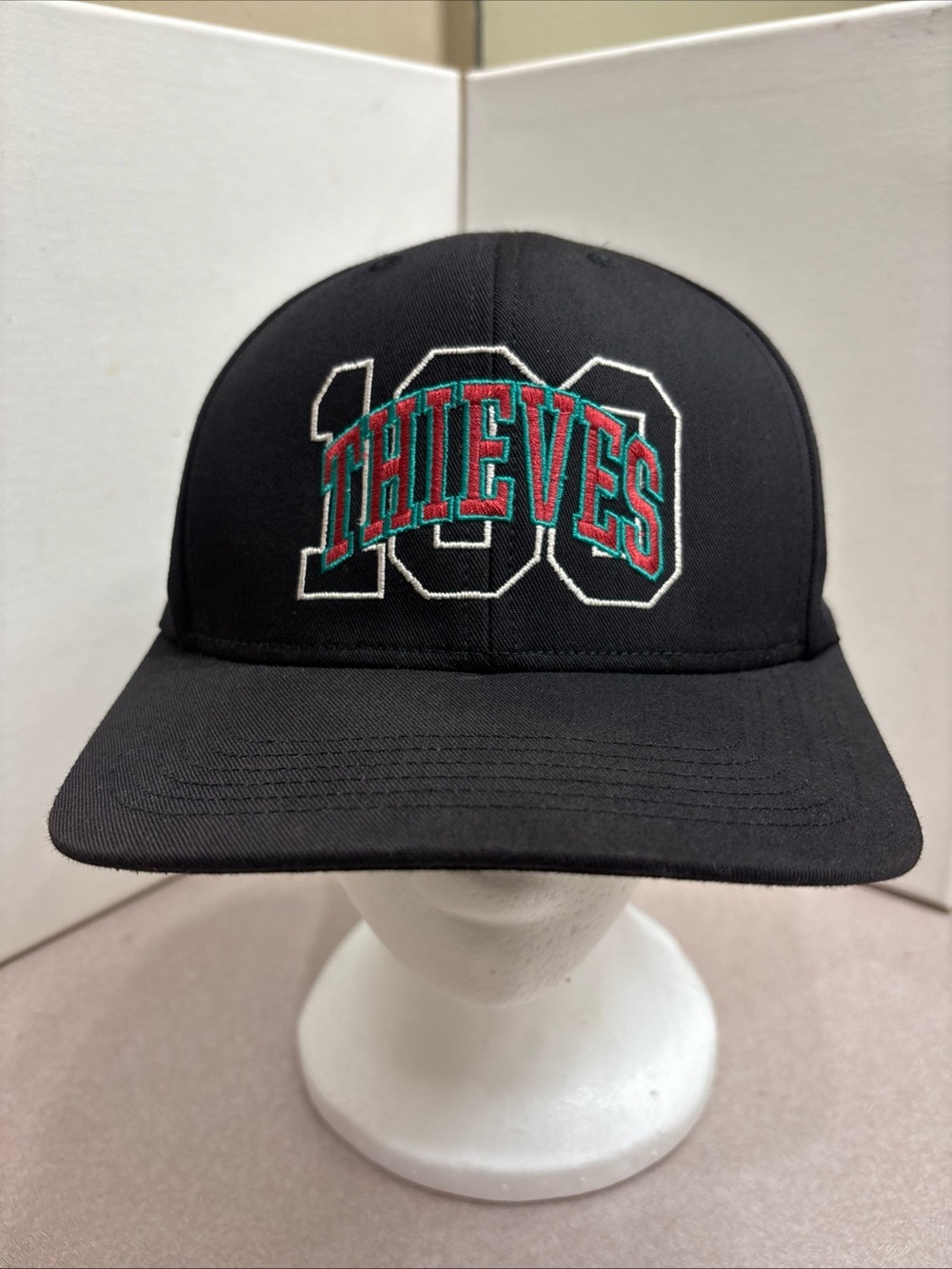 100 Thieves Alumni Collection Snapback Hat Cap Black Adjustable Made In USA